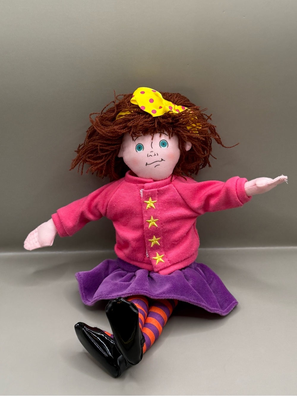 Merry Makers Junie B Jones Plush Soft Doll Figure Toy
